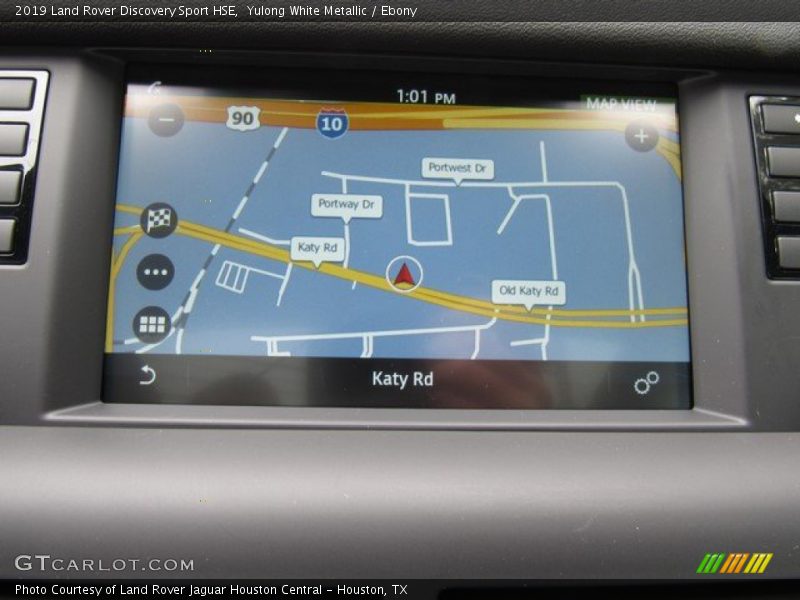 Navigation of 2019 Discovery Sport HSE