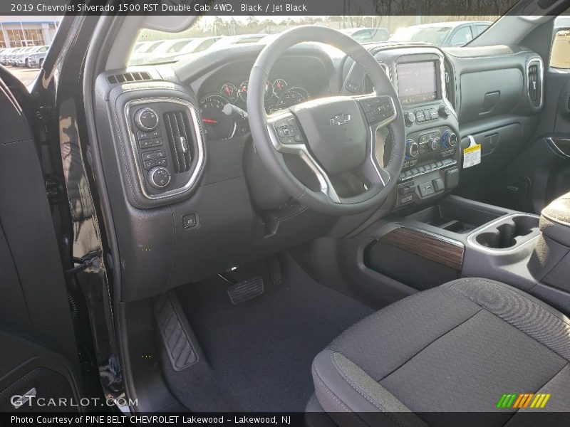 Black / Jet Black 2019 Chevrolet Silverado 1500 RST Double Cab 4WD
