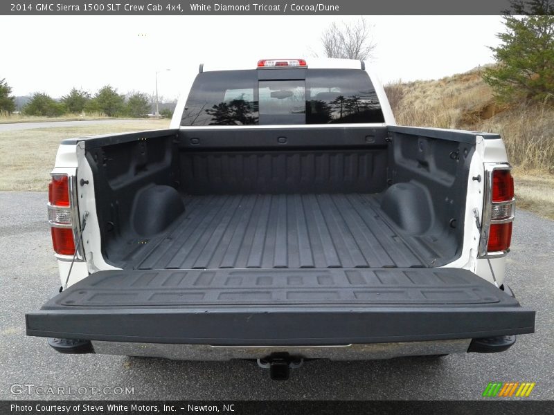 White Diamond Tricoat / Cocoa/Dune 2014 GMC Sierra 1500 SLT Crew Cab 4x4
