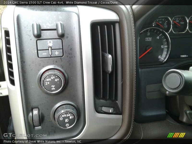 White Diamond Tricoat / Cocoa/Dune 2014 GMC Sierra 1500 SLT Crew Cab 4x4