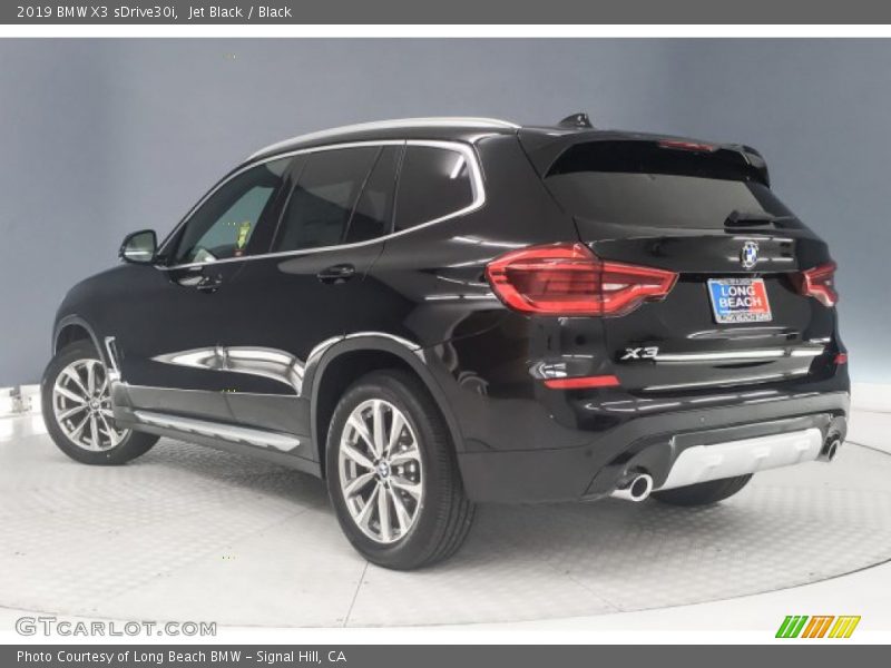 Jet Black / Black 2019 BMW X3 sDrive30i