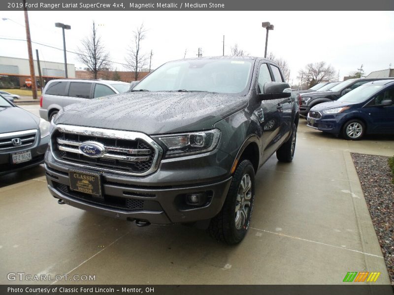 Magnetic Metallic / Medium Stone 2019 Ford Ranger Lariat SuperCrew 4x4