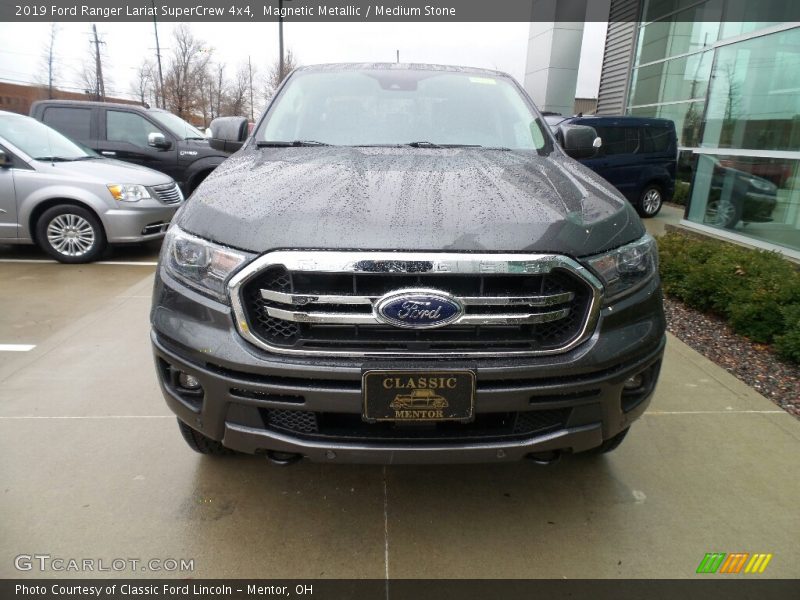 Magnetic Metallic / Medium Stone 2019 Ford Ranger Lariat SuperCrew 4x4