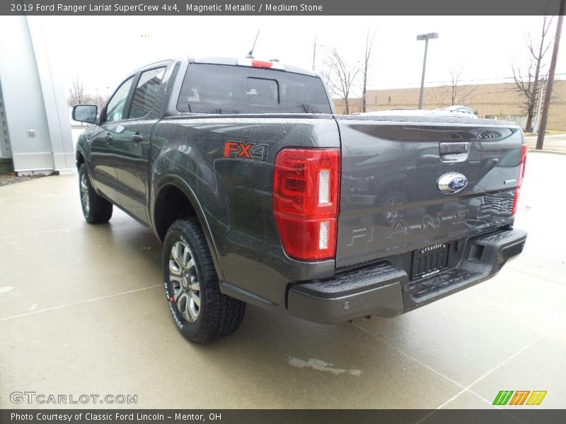 Magnetic Metallic / Medium Stone 2019 Ford Ranger Lariat SuperCrew 4x4