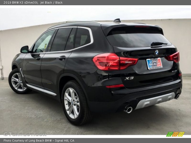 Jet Black / Black 2019 BMW X3 sDrive30i