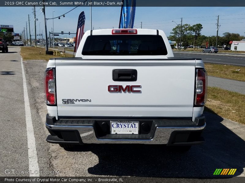 Summit White / Jet Black/­Dark Ash 2019 GMC Canyon Crew Cab