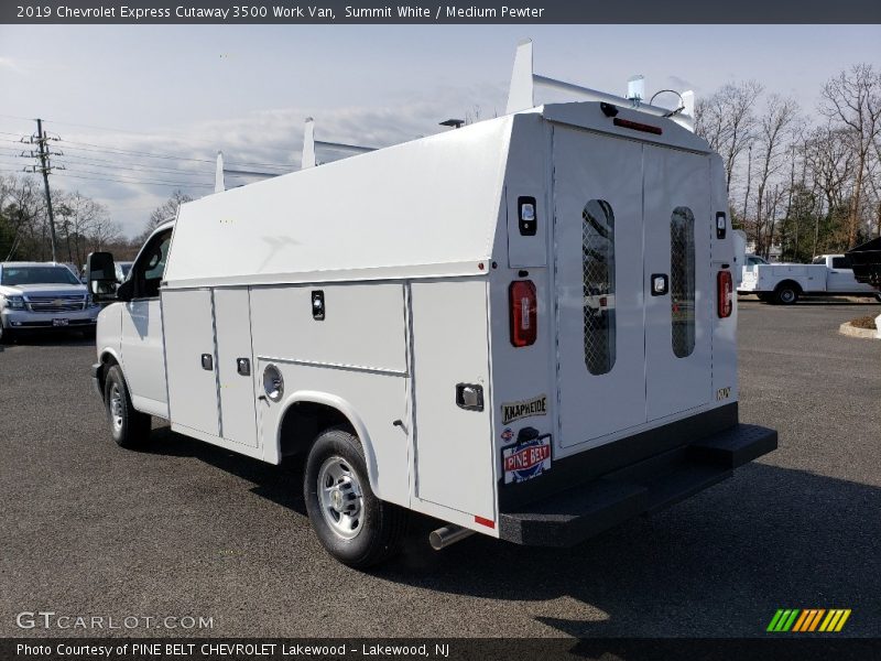 Summit White / Medium Pewter 2019 Chevrolet Express Cutaway 3500 Work Van