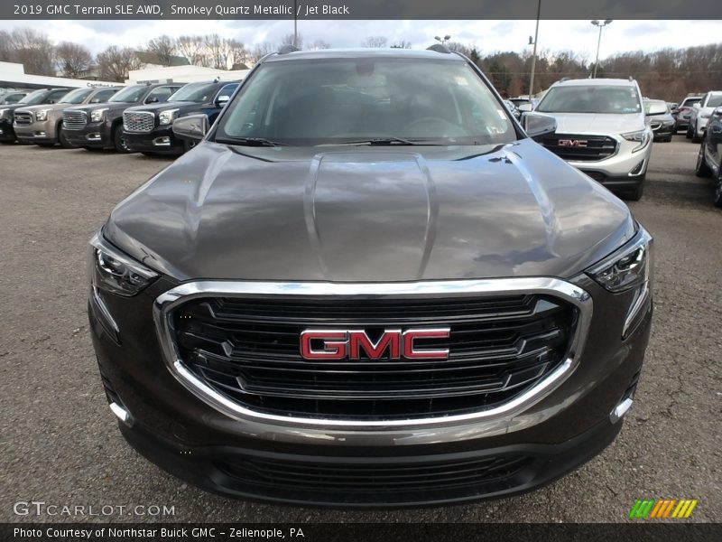 Smokey Quartz Metallic / Jet Black 2019 GMC Terrain SLE AWD