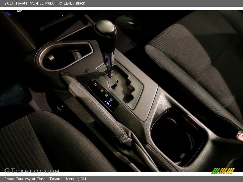 Hot Lava / Black 2016 Toyota RAV4 LE AWD