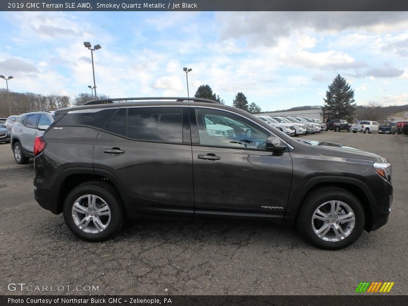 Smokey Quartz Metallic / Jet Black 2019 GMC Terrain SLE AWD