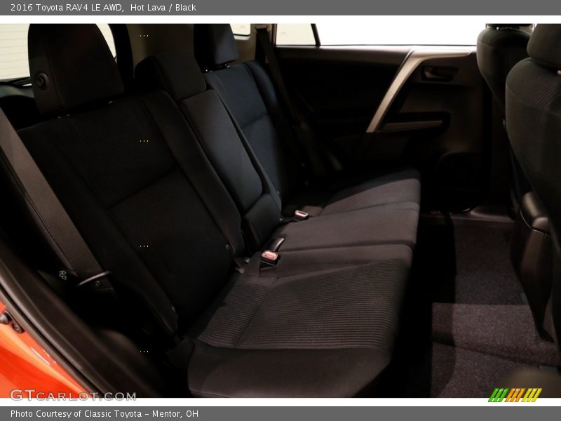 Hot Lava / Black 2016 Toyota RAV4 LE AWD