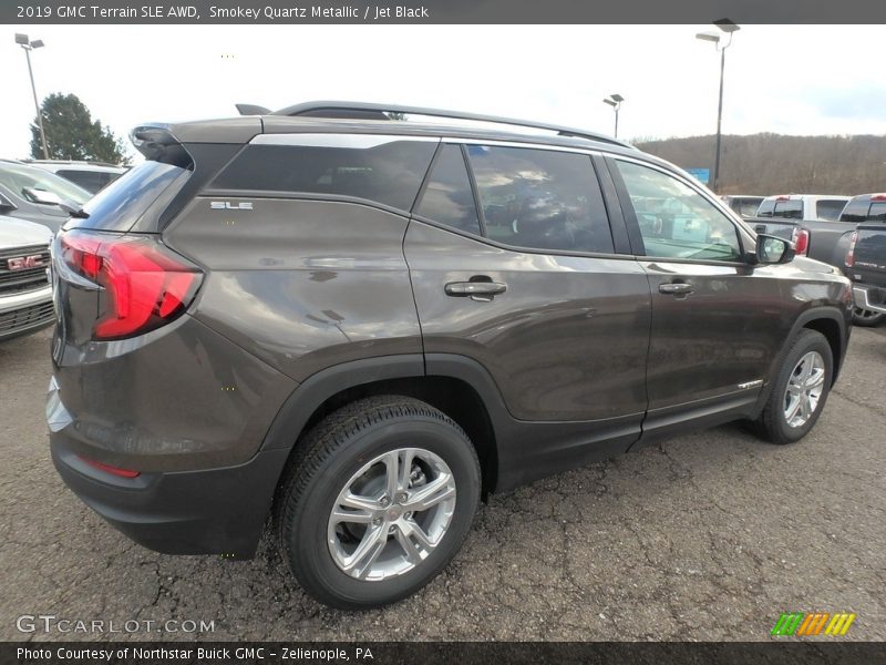 Smokey Quartz Metallic / Jet Black 2019 GMC Terrain SLE AWD