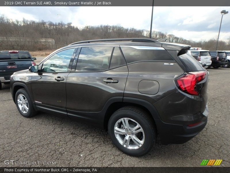 Smokey Quartz Metallic / Jet Black 2019 GMC Terrain SLE AWD