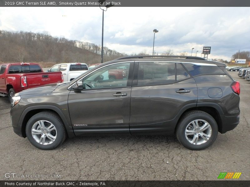 Smokey Quartz Metallic / Jet Black 2019 GMC Terrain SLE AWD