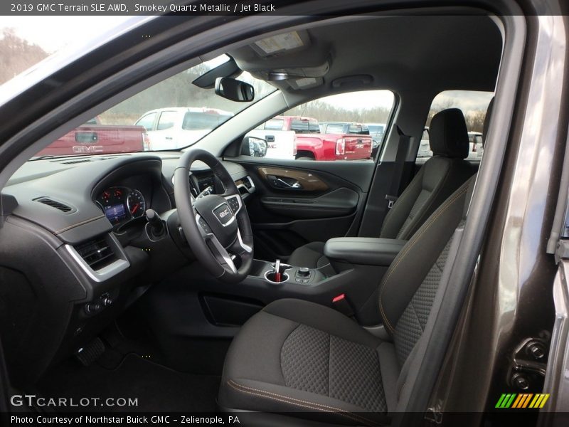 Smokey Quartz Metallic / Jet Black 2019 GMC Terrain SLE AWD