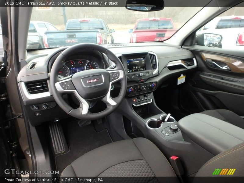 Smokey Quartz Metallic / Jet Black 2019 GMC Terrain SLE AWD