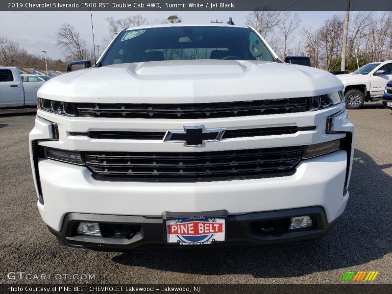 Summit White / Jet Black 2019 Chevrolet Silverado 1500 RST Double Cab 4WD
