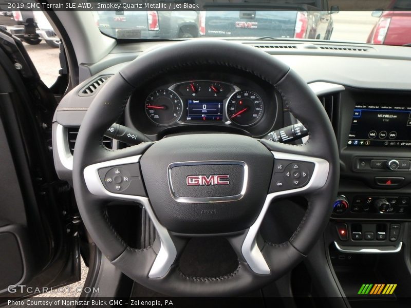 Smokey Quartz Metallic / Jet Black 2019 GMC Terrain SLE AWD