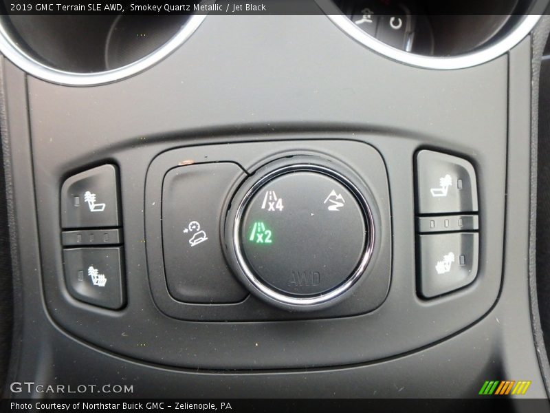 Smokey Quartz Metallic / Jet Black 2019 GMC Terrain SLE AWD