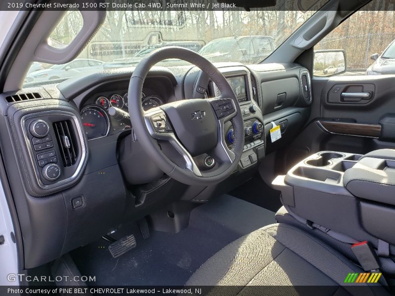 Summit White / Jet Black 2019 Chevrolet Silverado 1500 RST Double Cab 4WD