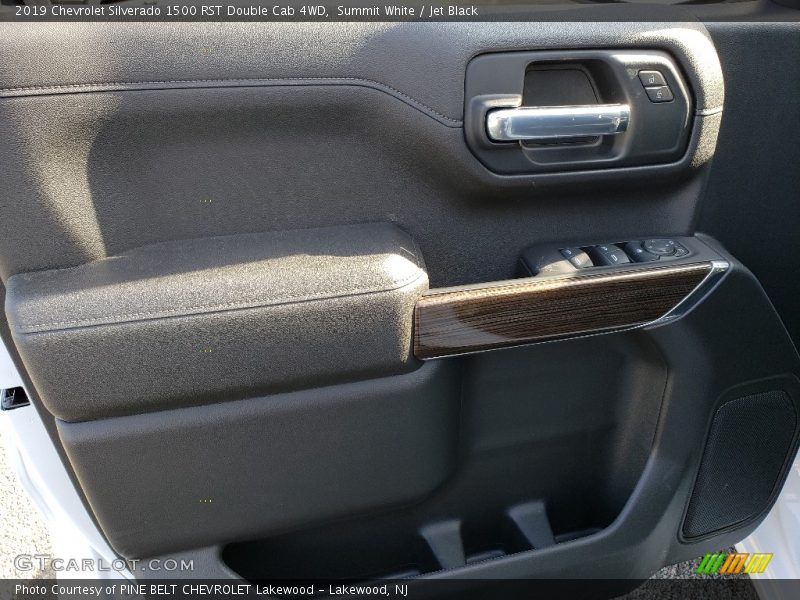 Summit White / Jet Black 2019 Chevrolet Silverado 1500 RST Double Cab 4WD