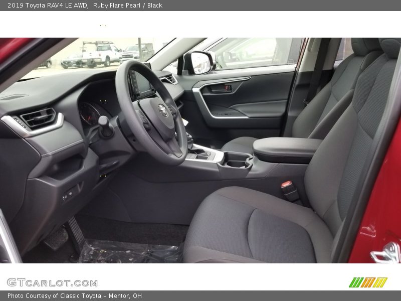 Ruby Flare Pearl / Black 2019 Toyota RAV4 LE AWD