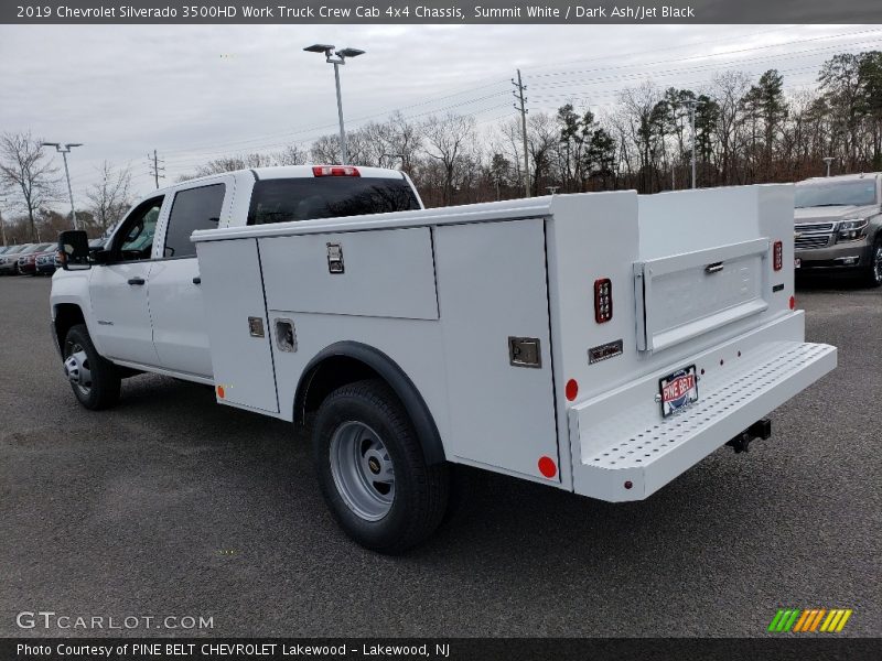 Summit White / Dark Ash/Jet Black 2019 Chevrolet Silverado 3500HD Work Truck Crew Cab 4x4 Chassis