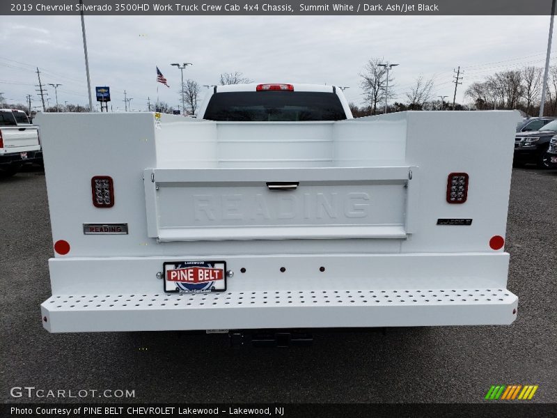 Summit White / Dark Ash/Jet Black 2019 Chevrolet Silverado 3500HD Work Truck Crew Cab 4x4 Chassis