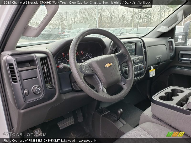 Summit White / Dark Ash/Jet Black 2019 Chevrolet Silverado 3500HD Work Truck Crew Cab 4x4 Chassis