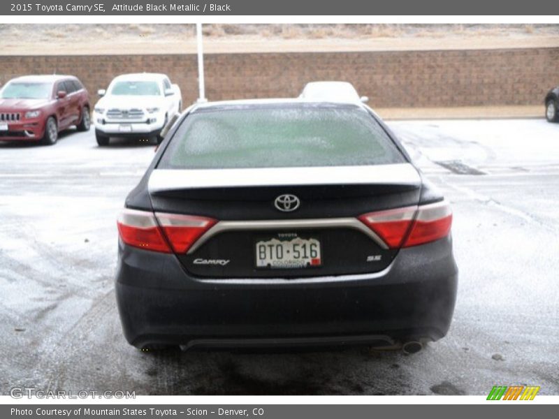 Attitude Black Metallic / Black 2015 Toyota Camry SE
