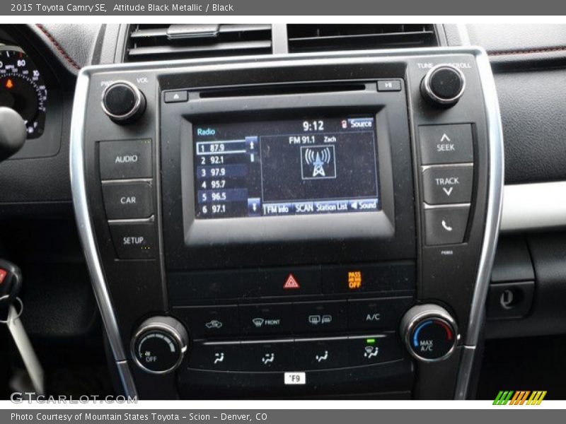 Attitude Black Metallic / Black 2015 Toyota Camry SE