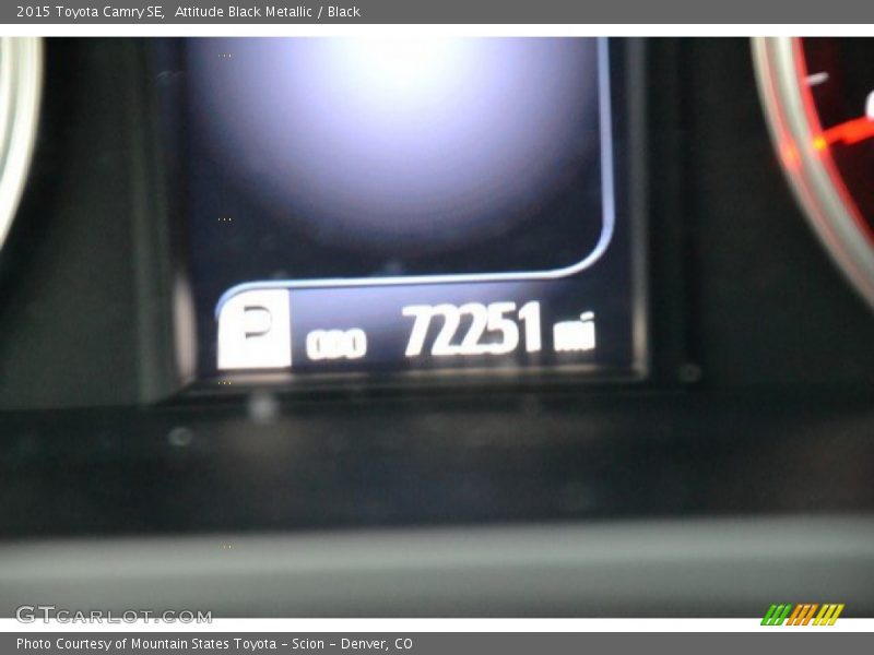 Attitude Black Metallic / Black 2015 Toyota Camry SE
