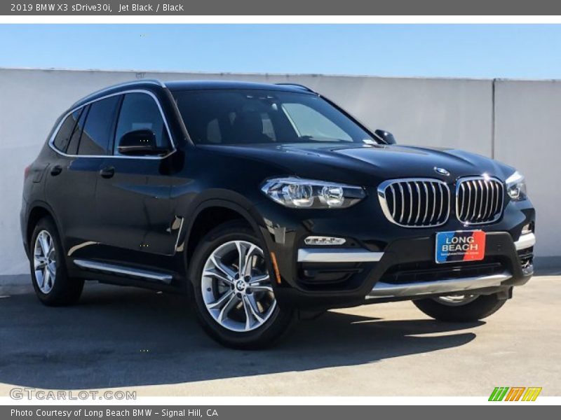 Jet Black / Black 2019 BMW X3 sDrive30i