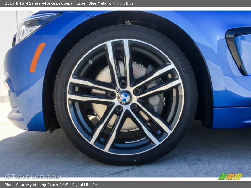 Estoril Blue Metallic / Night Blue 2019 BMW 4 Series 440i Gran Coupe