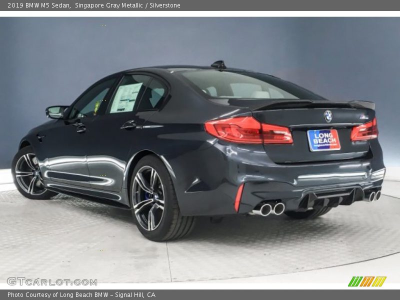 Singapore Gray Metallic / Silverstone 2019 BMW M5 Sedan