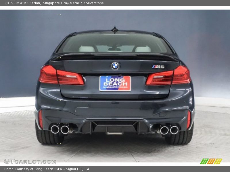 Singapore Gray Metallic / Silverstone 2019 BMW M5 Sedan