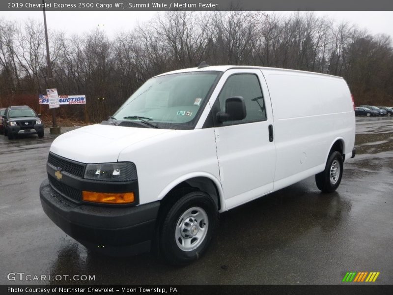 Summit White / Medium Pewter 2019 Chevrolet Express 2500 Cargo WT