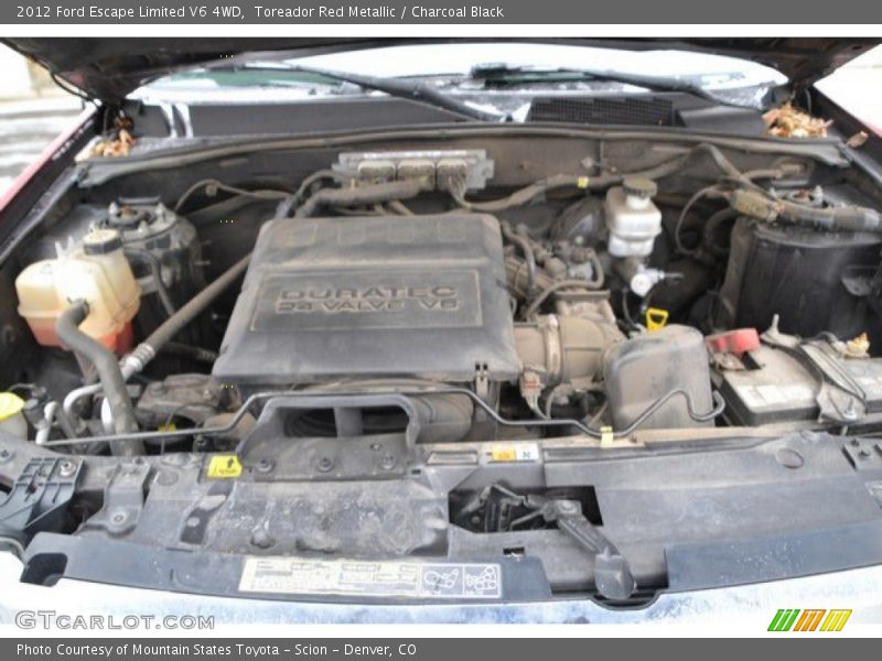 Toreador Red Metallic / Charcoal Black 2012 Ford Escape Limited V6 4WD