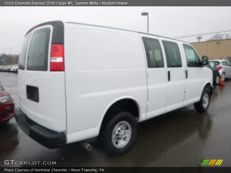 Summit White / Medium Pewter 2019 Chevrolet Express 2500 Cargo WT
