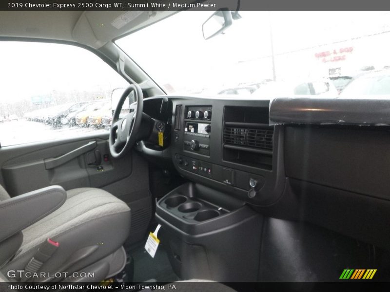 Summit White / Medium Pewter 2019 Chevrolet Express 2500 Cargo WT