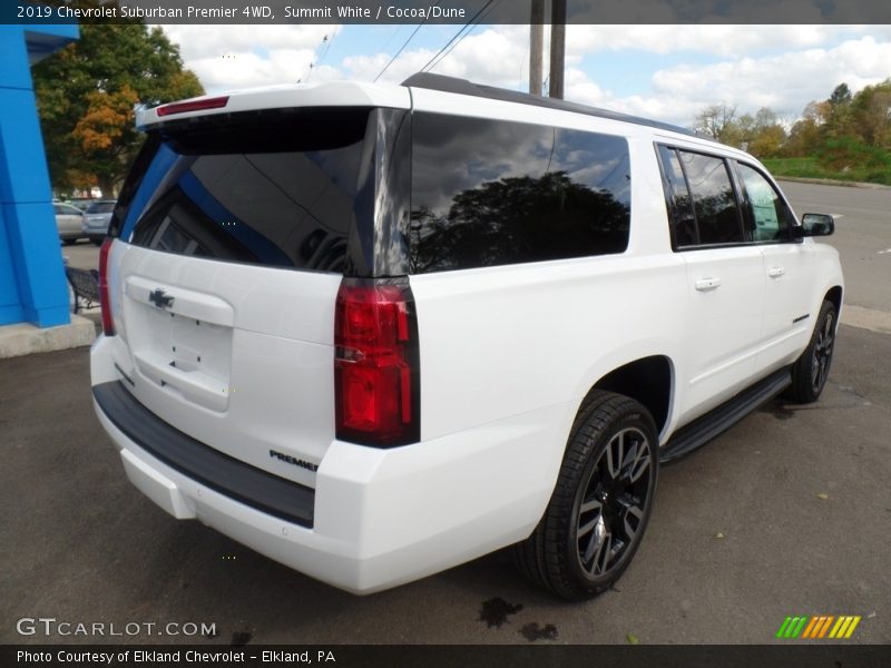 Summit White / Cocoa/Dune 2019 Chevrolet Suburban Premier 4WD