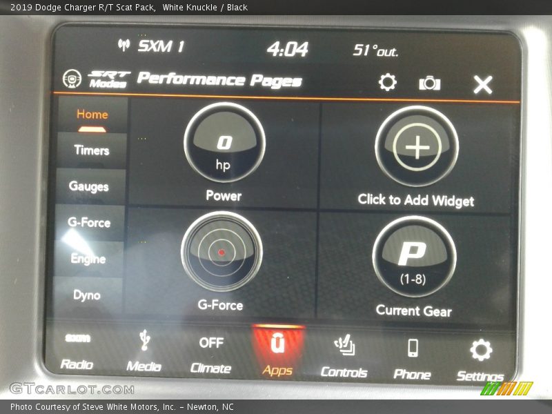 White Knuckle / Black 2019 Dodge Charger R/T Scat Pack