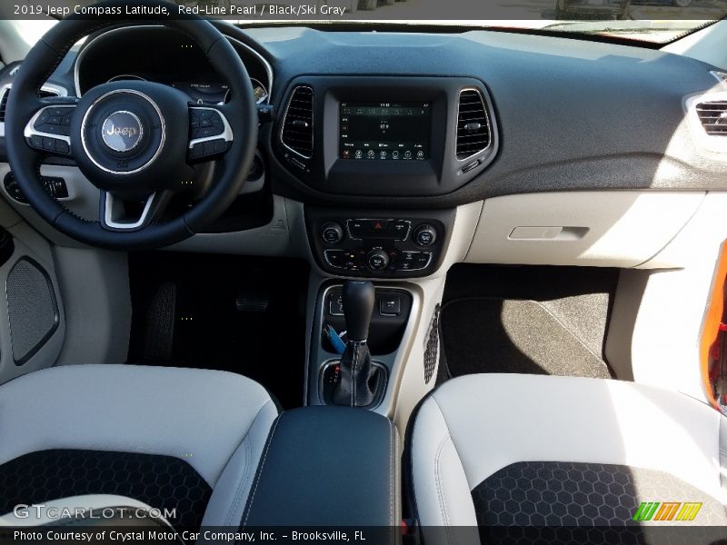 Red-Line Pearl / Black/Ski Gray 2019 Jeep Compass Latitude