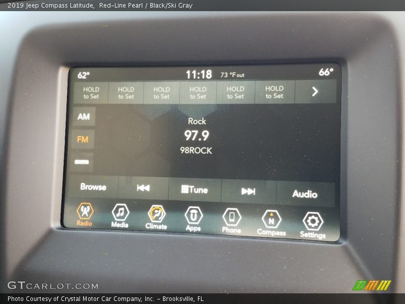 Red-Line Pearl / Black/Ski Gray 2019 Jeep Compass Latitude