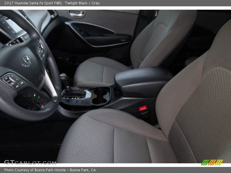 Twilight Black / Gray 2017 Hyundai Santa Fe Sport FWD