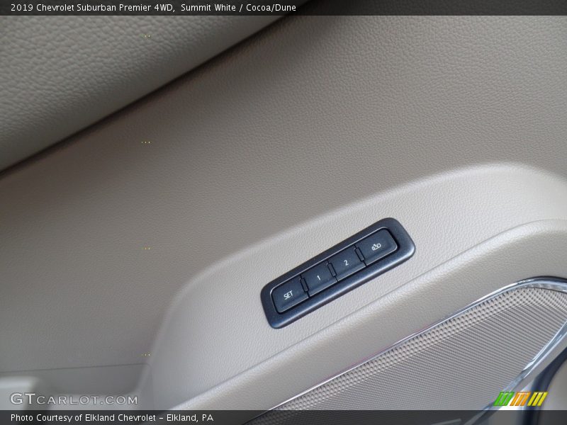 Summit White / Cocoa/Dune 2019 Chevrolet Suburban Premier 4WD