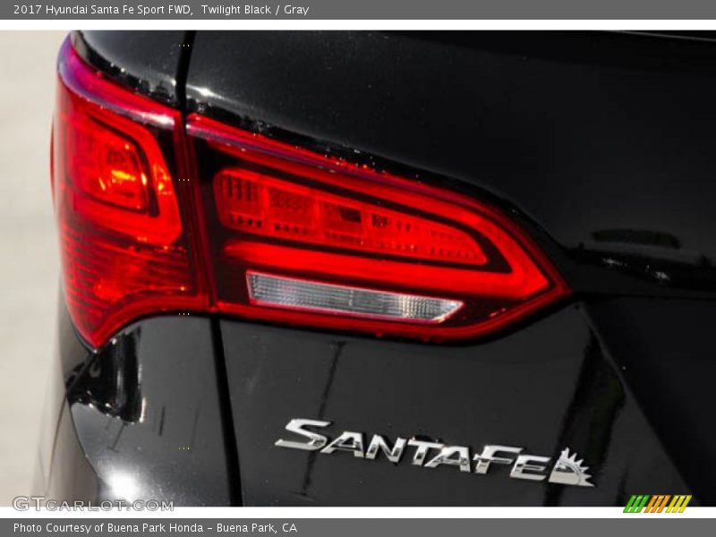 Twilight Black / Gray 2017 Hyundai Santa Fe Sport FWD
