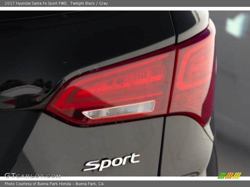 Twilight Black / Gray 2017 Hyundai Santa Fe Sport FWD