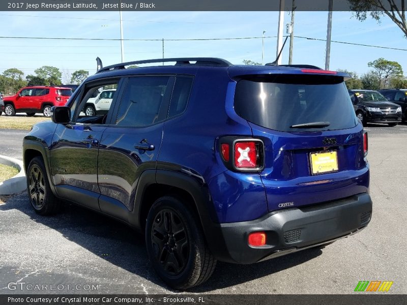 Jetset Blue / Black 2017 Jeep Renegade Latitude