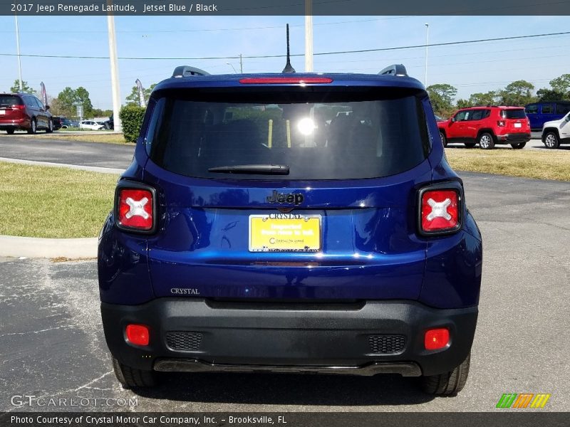Jetset Blue / Black 2017 Jeep Renegade Latitude